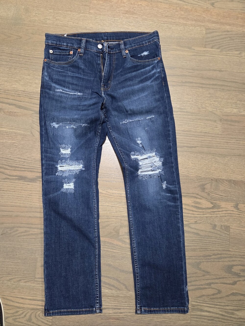 Distressed Dark Blue Men’s Jeans LEVI'S 511